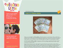 Tablet Screenshot of blog.opequenoleitor.com.br